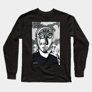 'THE MASKS WE WEAR' Long Sleeve T-Shirt